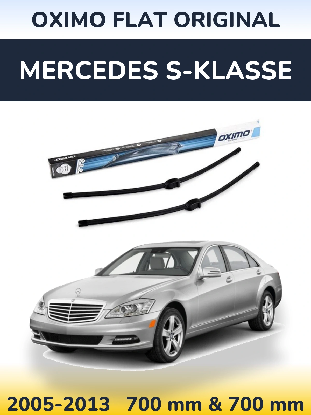 Torkarblad Oximo Flat Original för Mercedes S-Klasse