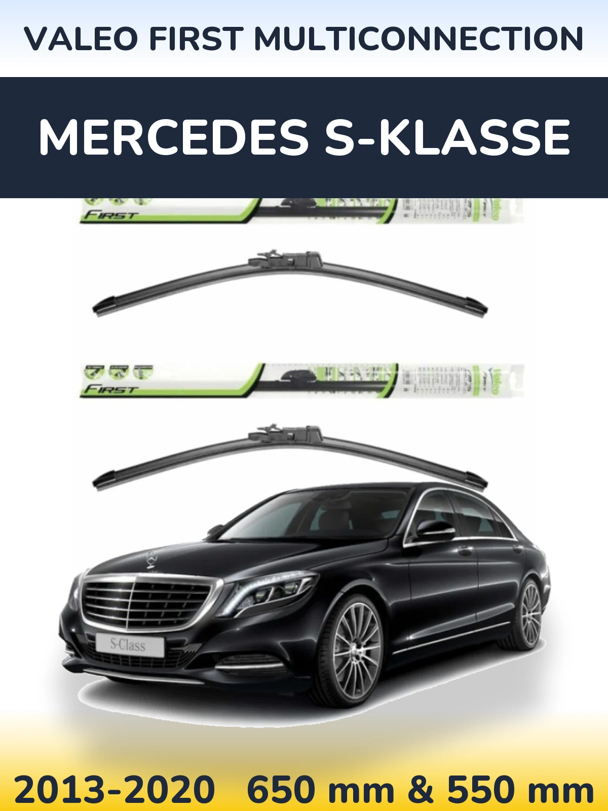 Torkarblad Valeo First MultiConnection för Mercedes S-Klasse