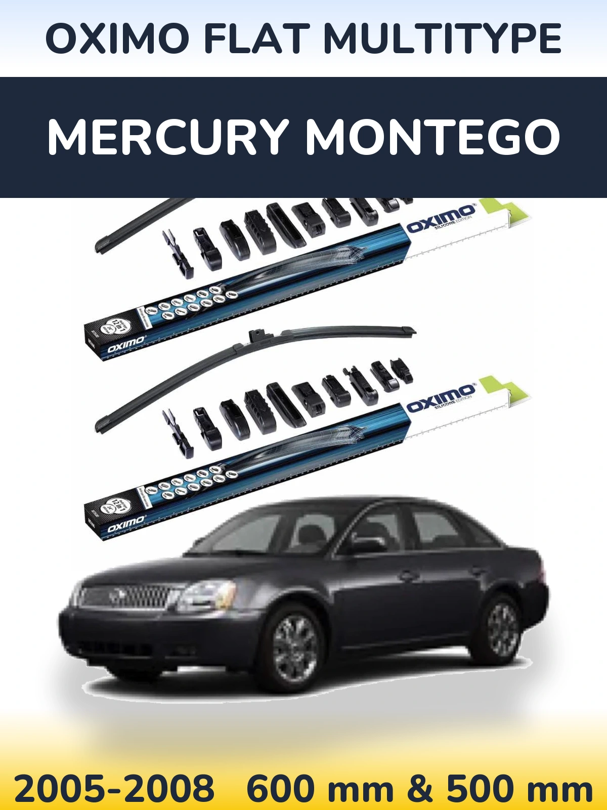 Torkarblad Oximo Flat MultiType för Mercury Montego
