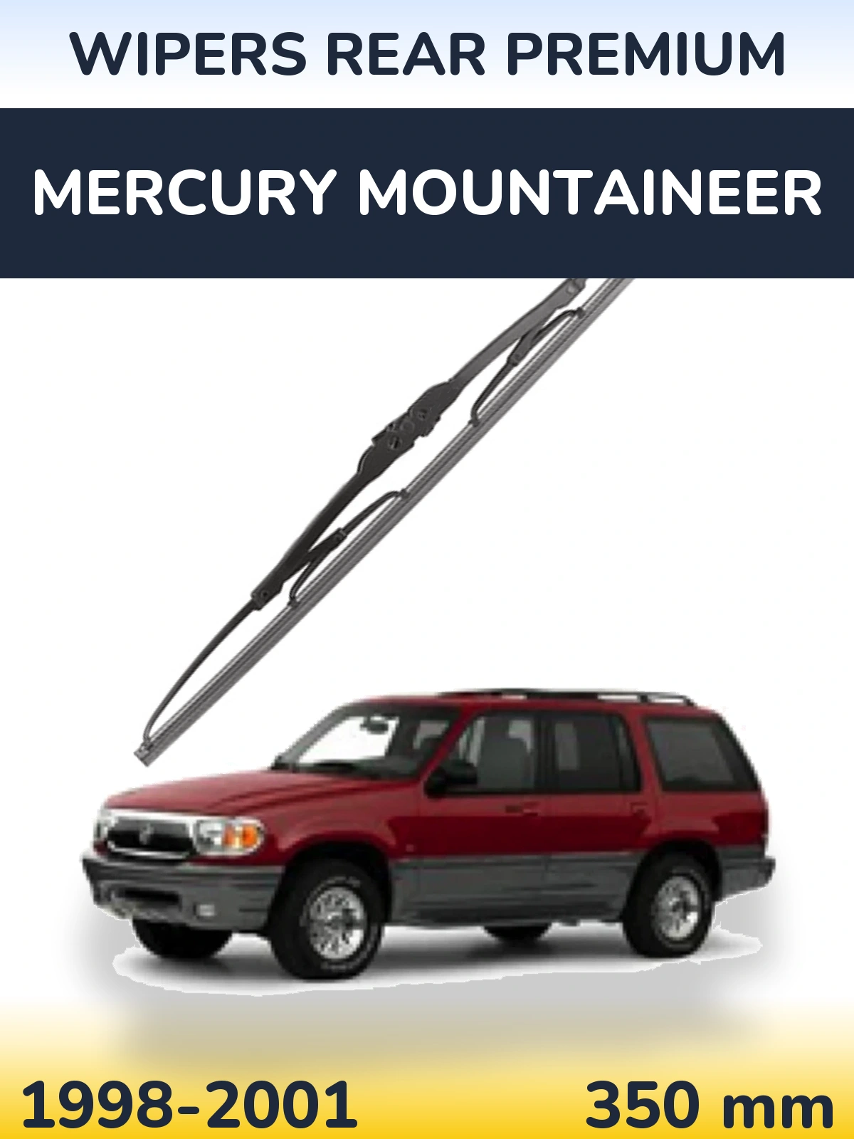 Torkarblad WIPERS REAR PREMIUM för Mercury Mountaineer