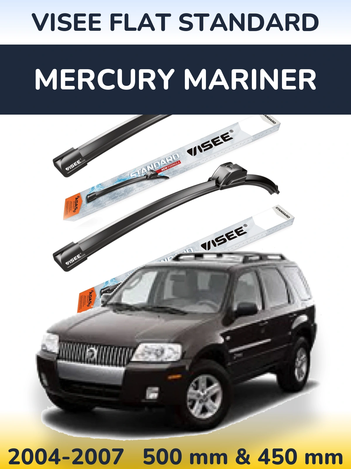 Torkarblad VISEE FLAT STANDARD för Mercury Mariner