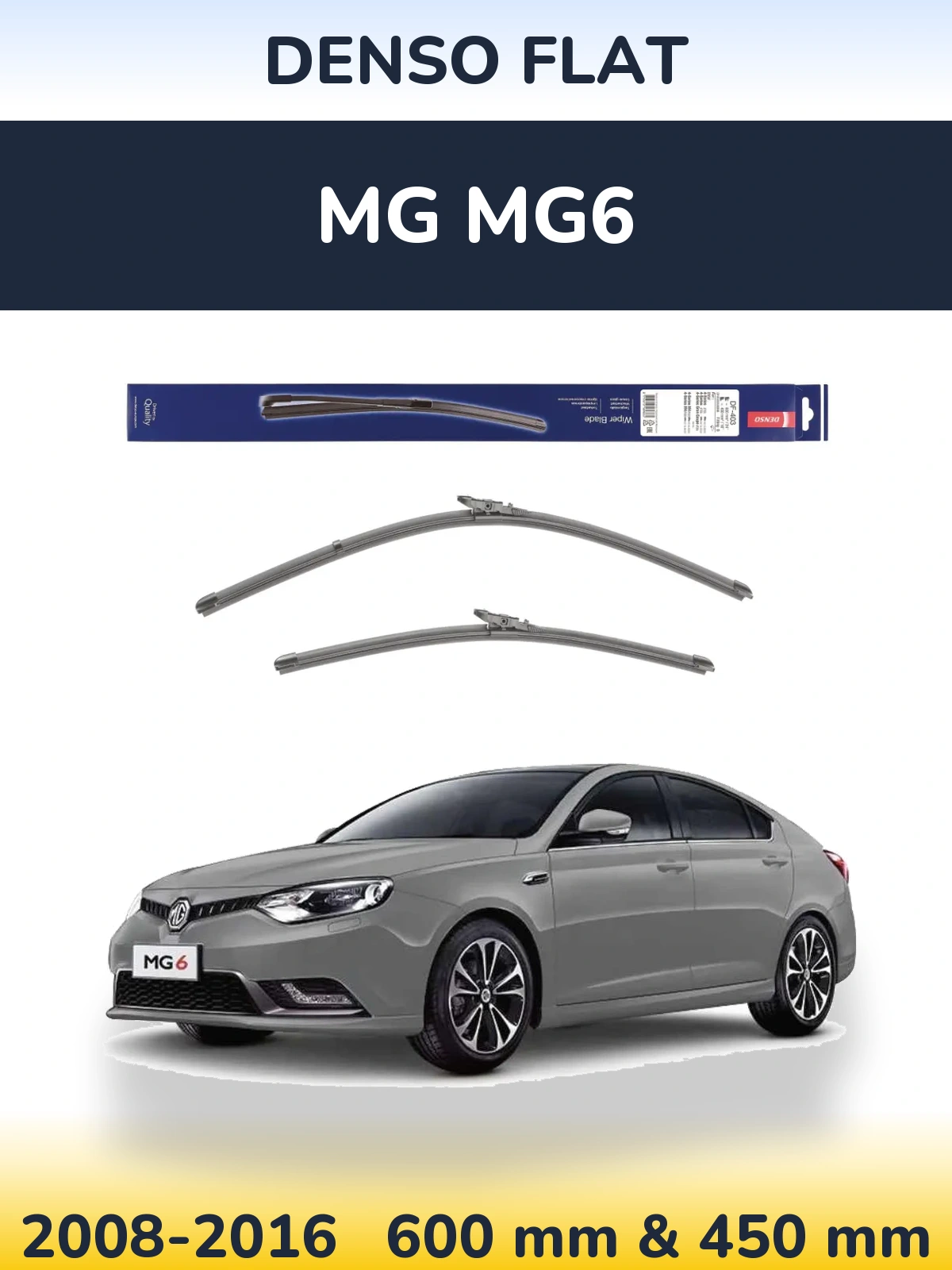 Torkarblad Denso Flat för MG MG6