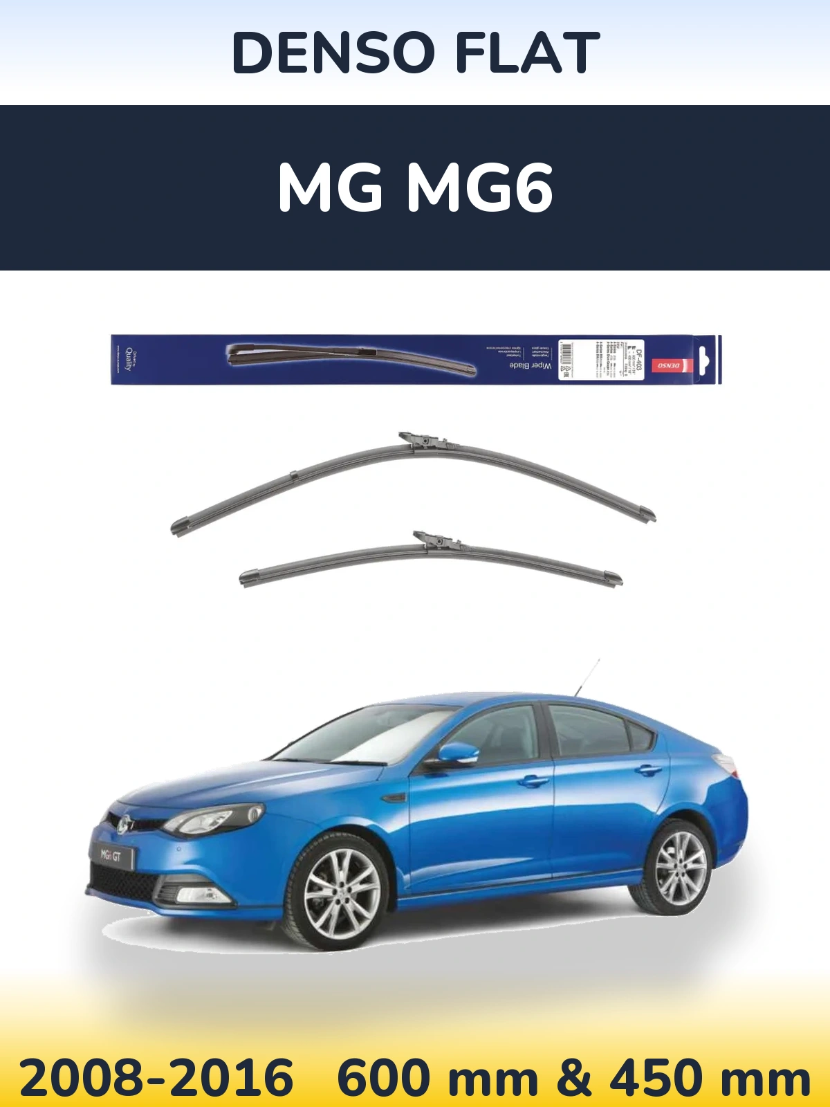 Torkarblad Denso Flat för MG MG6
