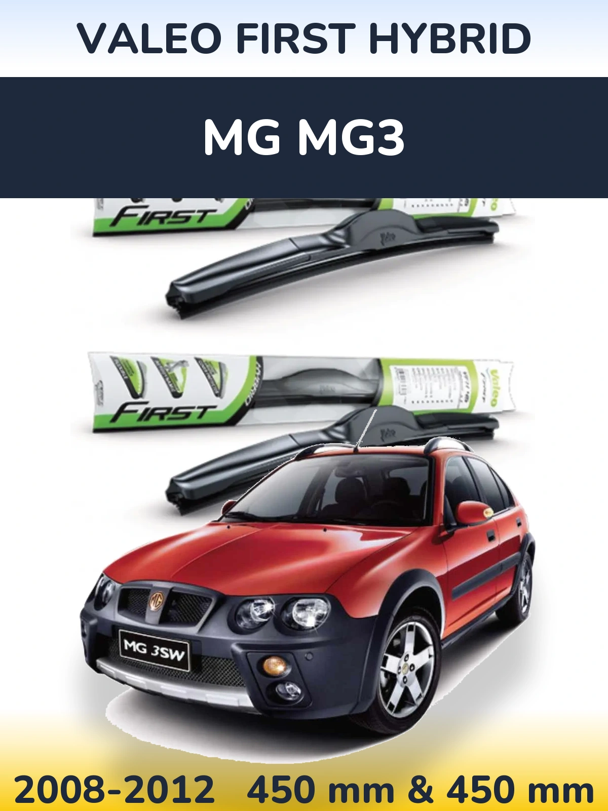 Torkarblad Valeo First Hybrid för MG MG3
