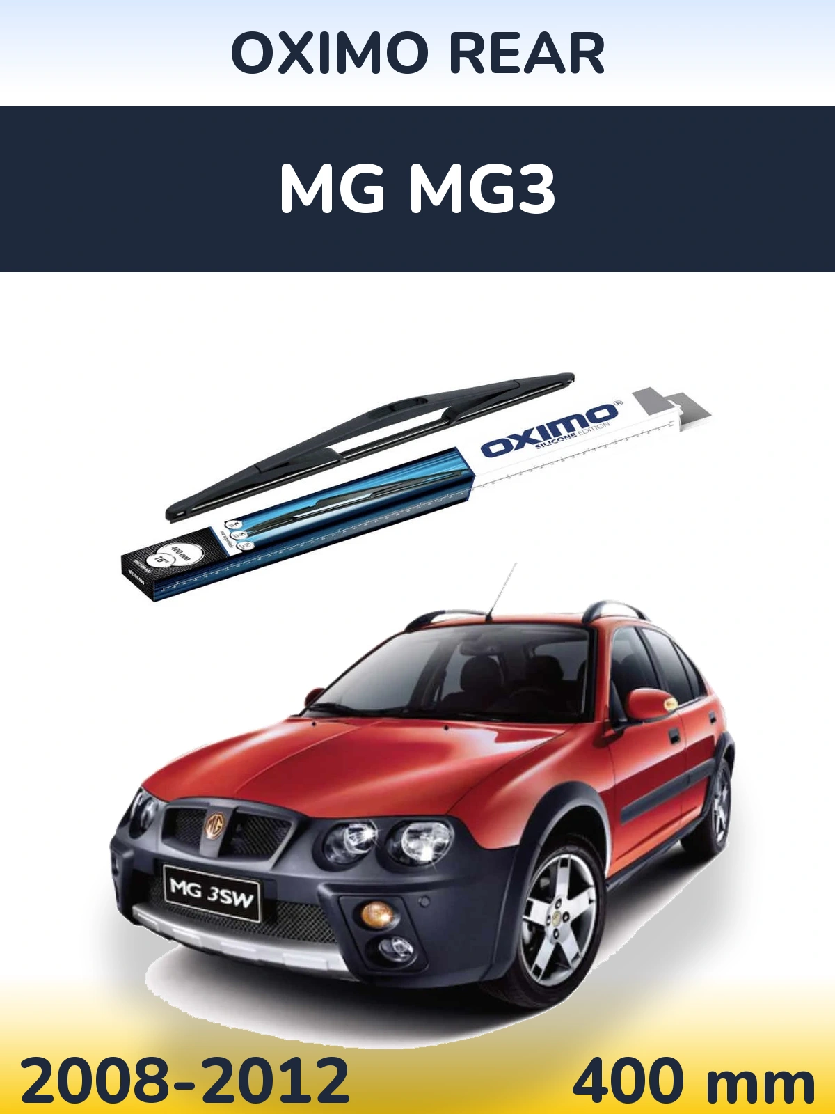 Torkarblad Oximo Rear för MG MG3