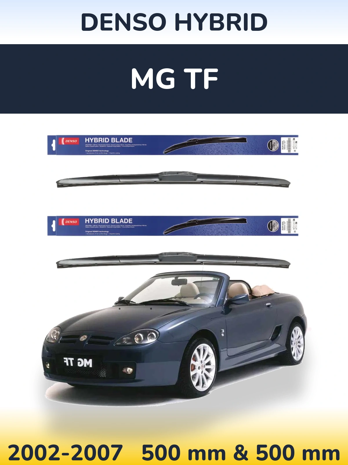 Torkarblad Denso Hybrid för MG TF