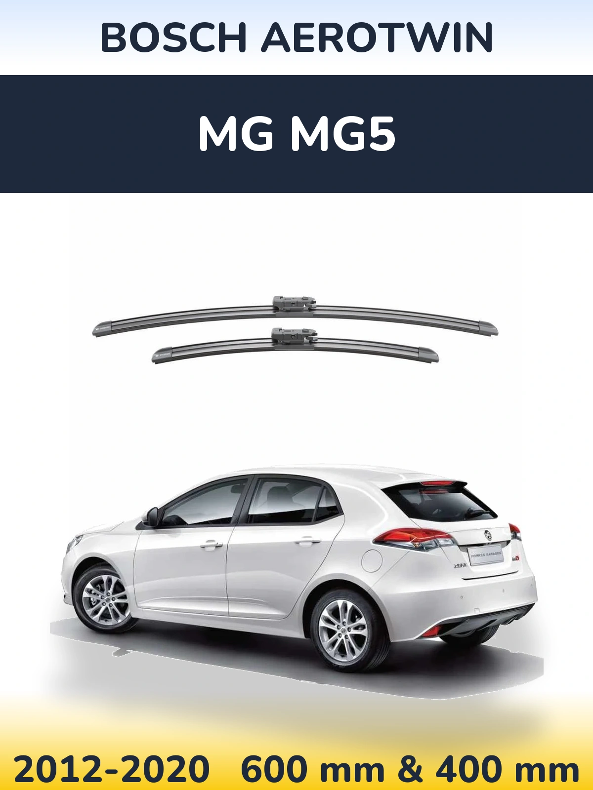 Torkarblad BOSCH AeroTwin för MG MG5