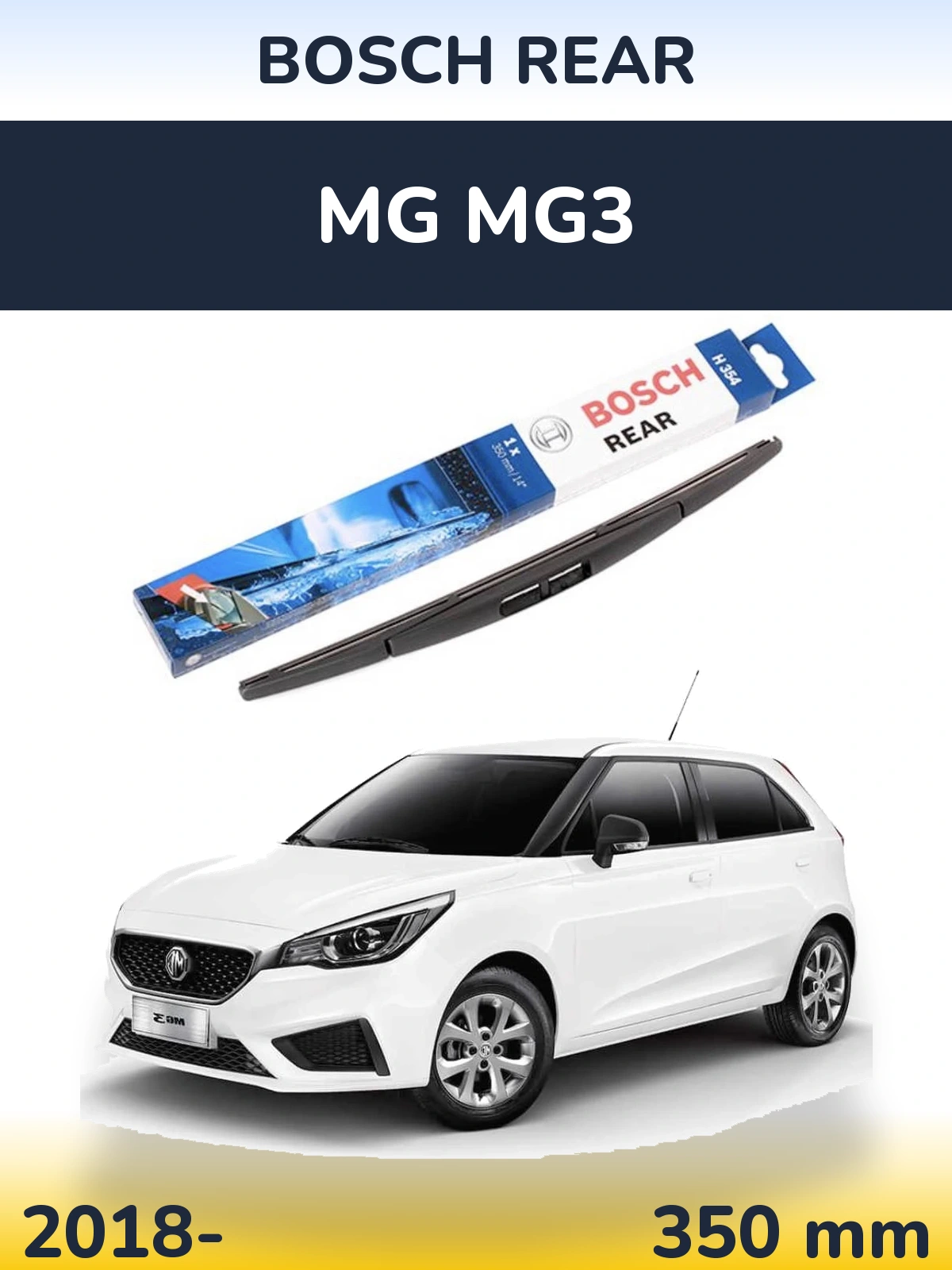 Torkarblad BOSCH Rear för MG MG3