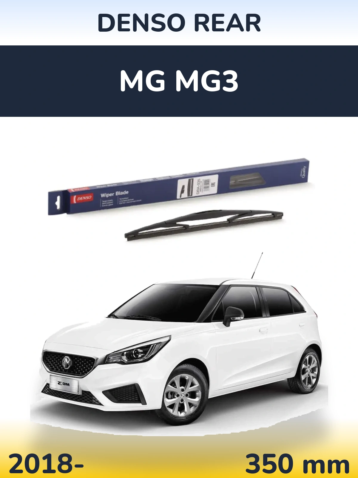 Torkarblad Denso Rear för MG MG3