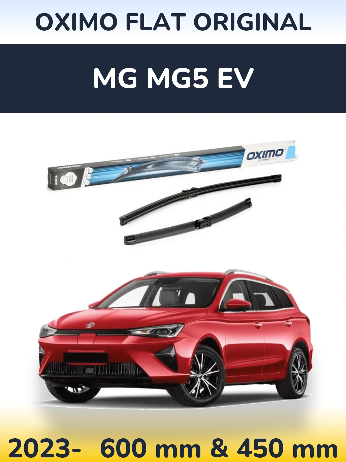 Torkarblad Oximo Flat Original för MG MG5 EV