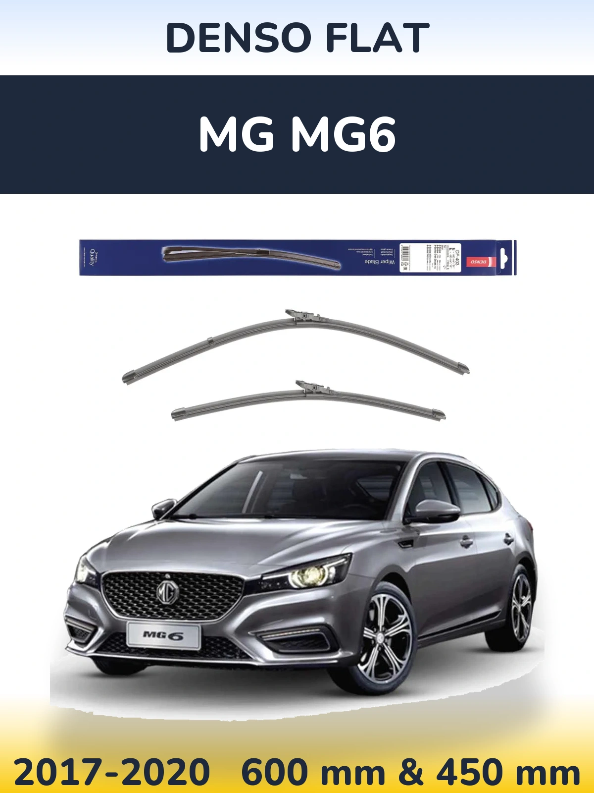 Torkarblad Denso Flat för MG MG6
