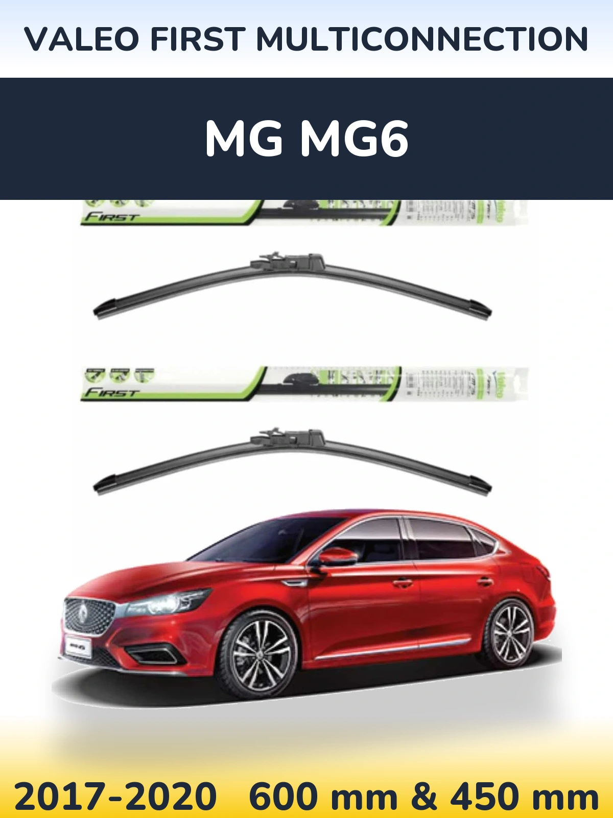 Torkarblad Valeo First MultiConnection för MG MG6