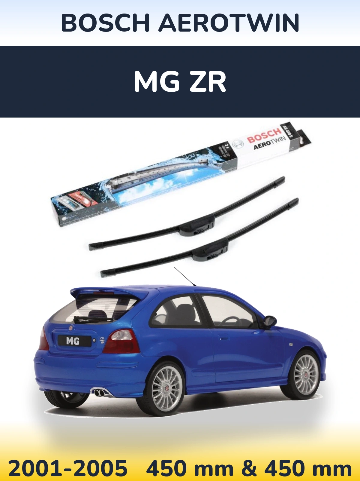Torkarblad BOSCH AeroTwin för MG ZR