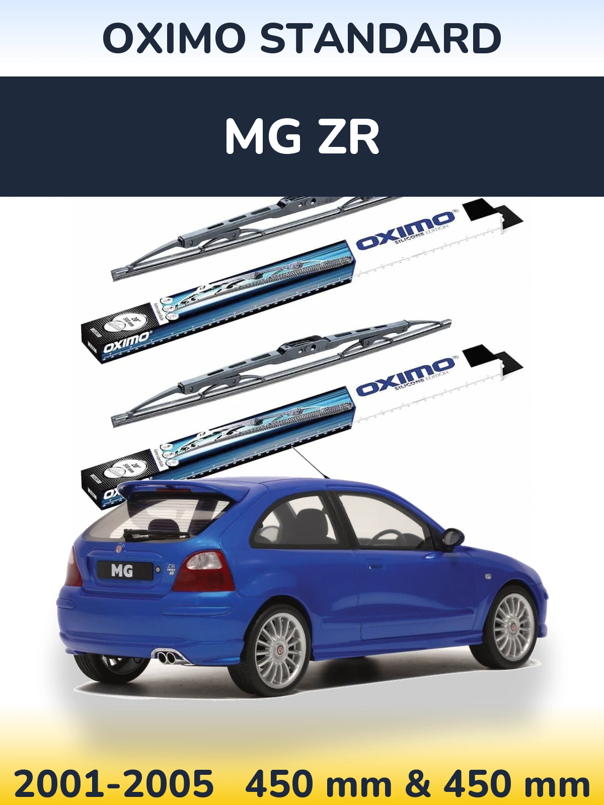 Torkarblad Oximo Standard för MG ZR