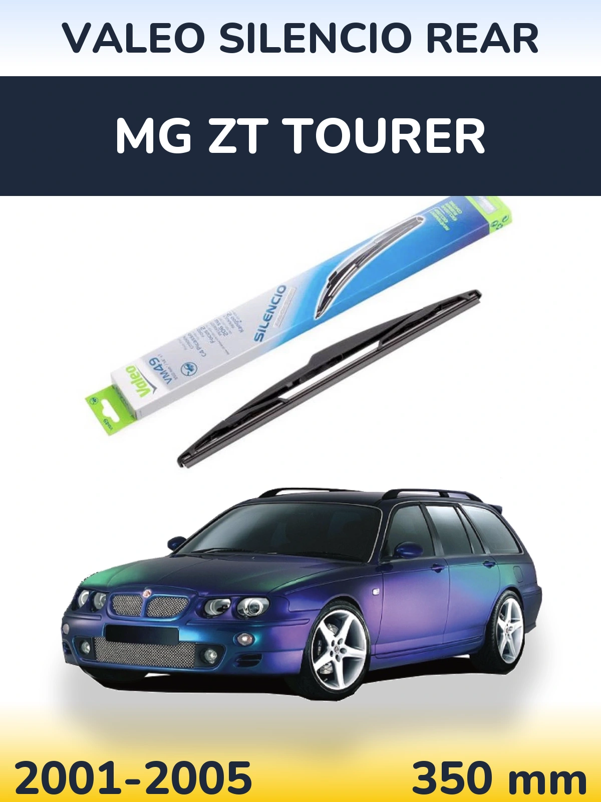 Torkarblad Valeo Silencio Rear för MG ZT Tourer