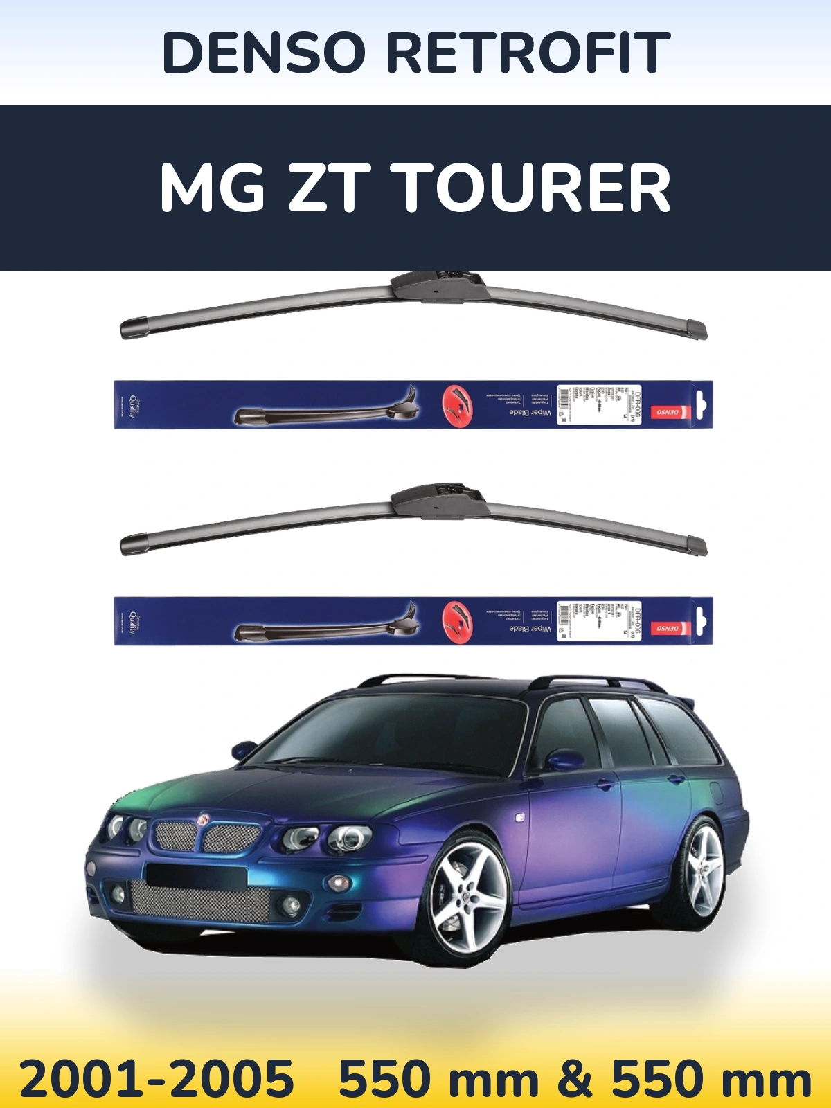 Torkarblad Denso Retrofit för MG ZT Tourer
