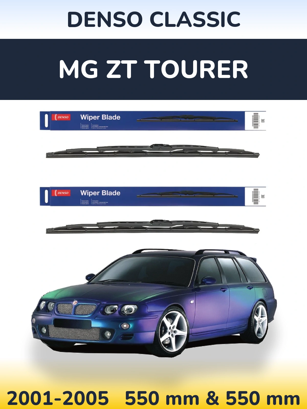 Torkarblad Denso Classic för MG ZT Tourer