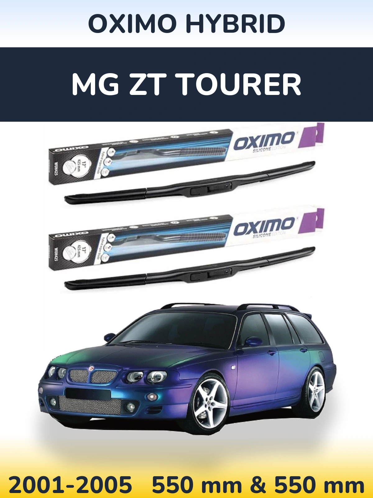 Torkarblad Oximo Hybrid för MG ZT Tourer