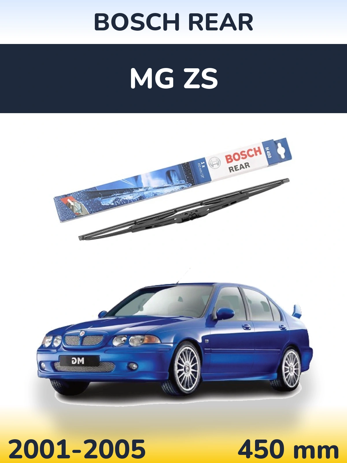Torkarblad BOSCH Rear för MG ZS