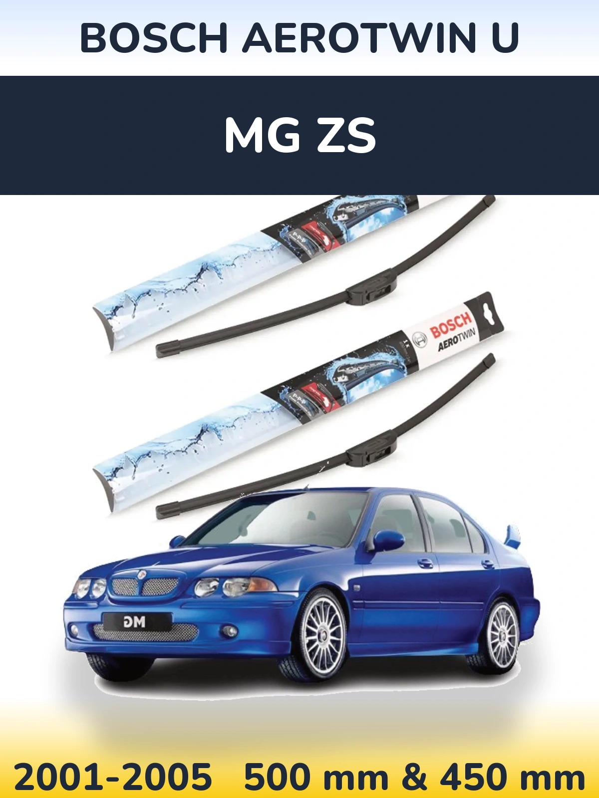 Torkarblad BOSCH AeroTwin U för MG ZS
