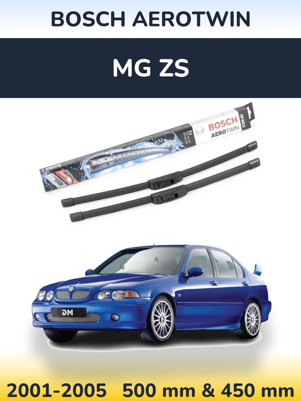 Torkarblad BOSCH AeroTwin för MG ZS