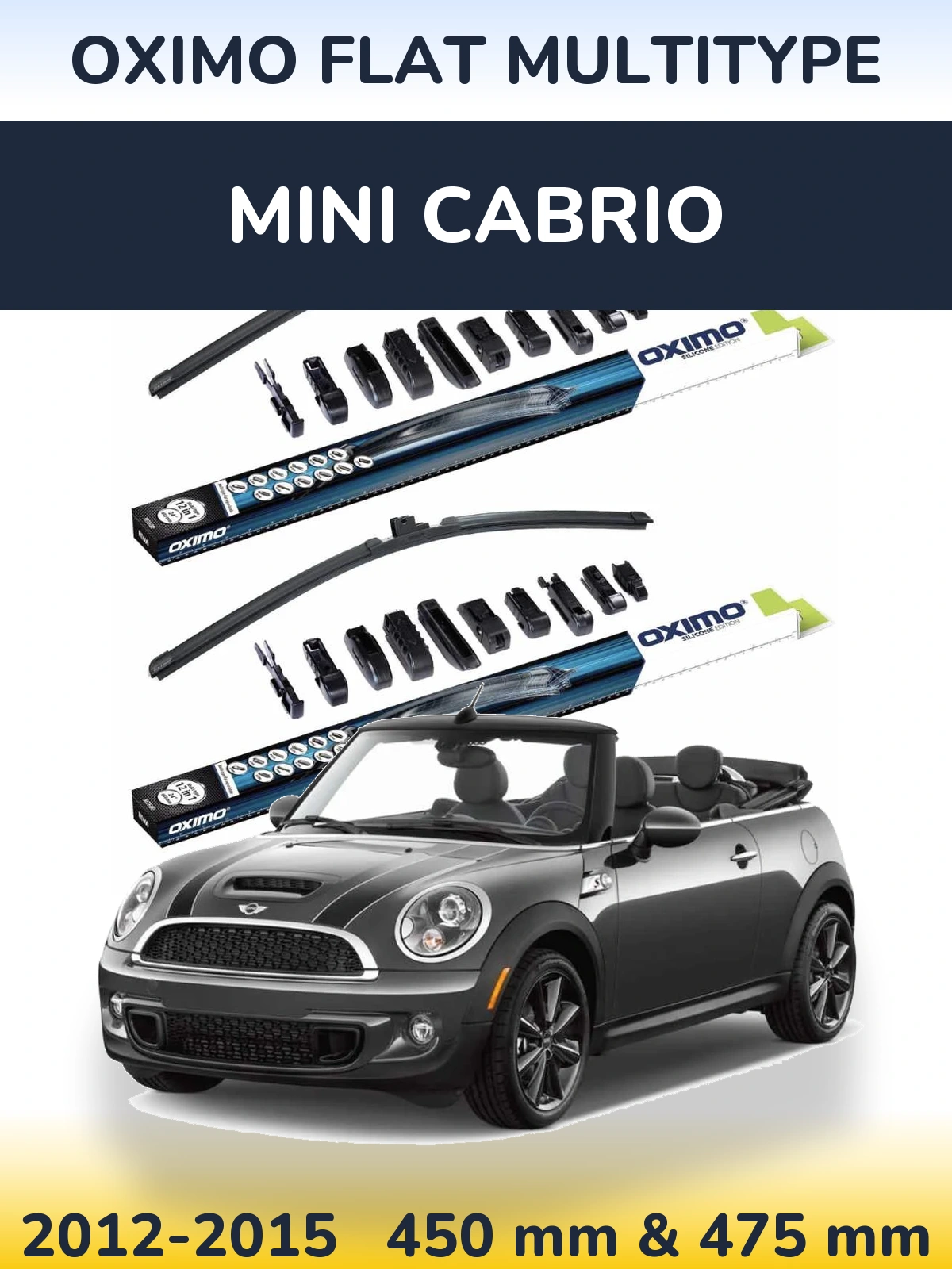 Torkarblad Oximo Flat MultiType för MINI Cabrio