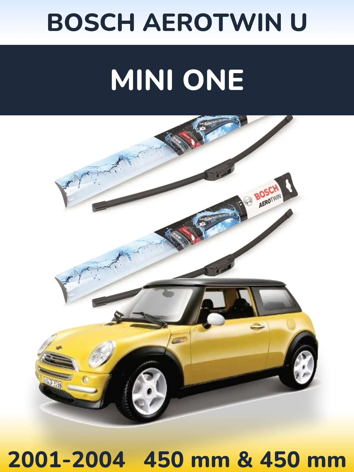 Torkarblad BOSCH AeroTwin U för MINI One