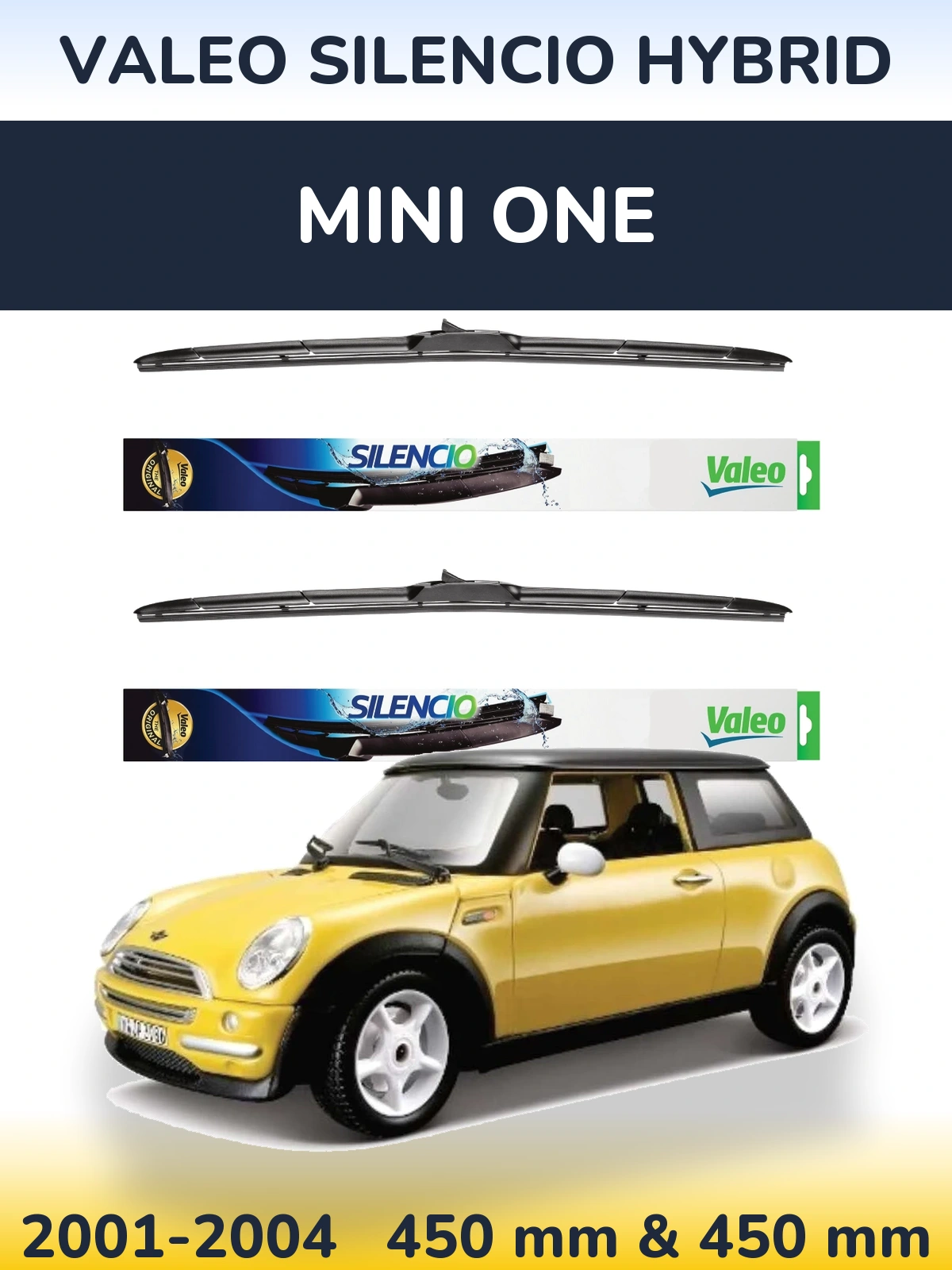 Torkarblad Valeo Silencio Hybrid för MINI One