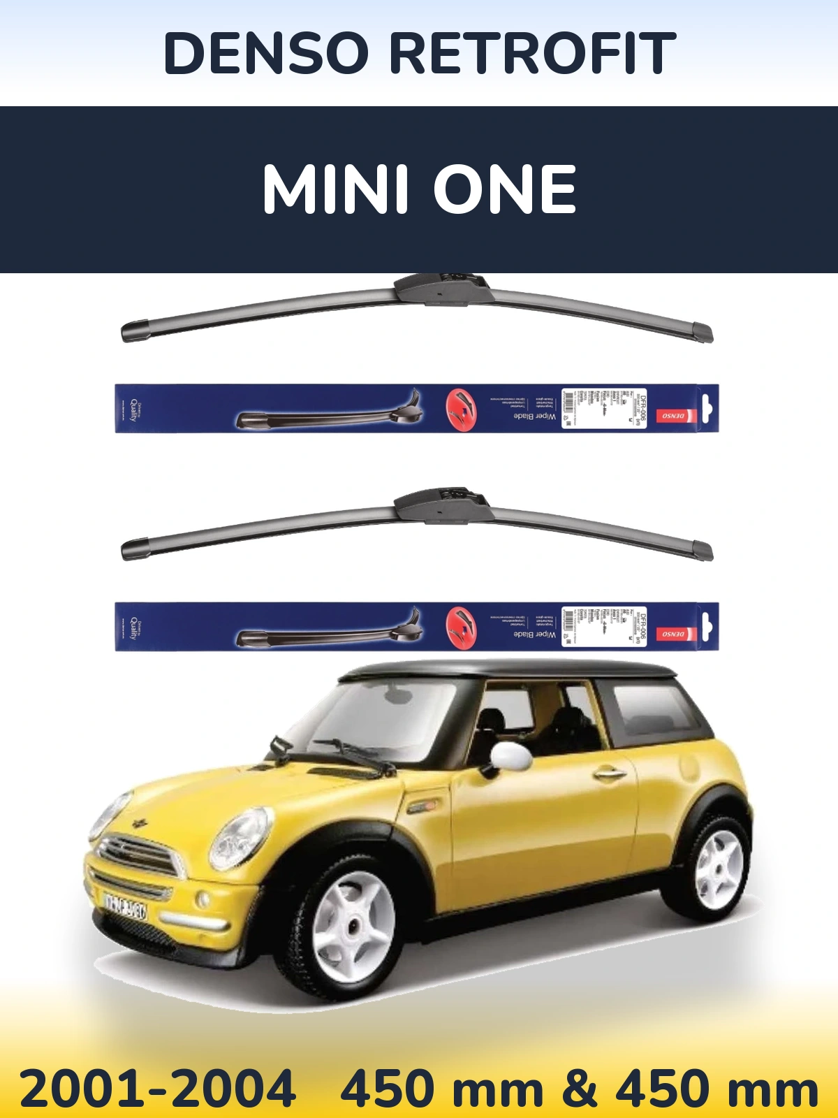 Torkarblad Denso Retrofit för MINI One