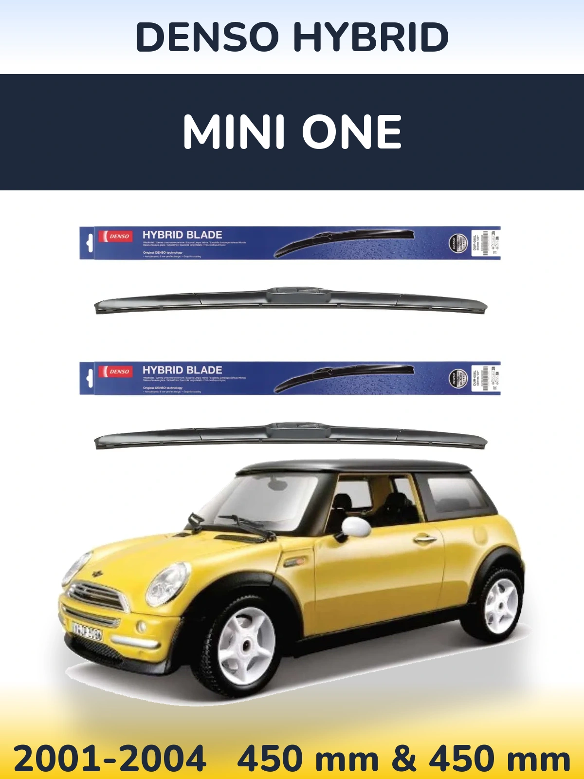 Torkarblad Denso Hybrid för MINI One
