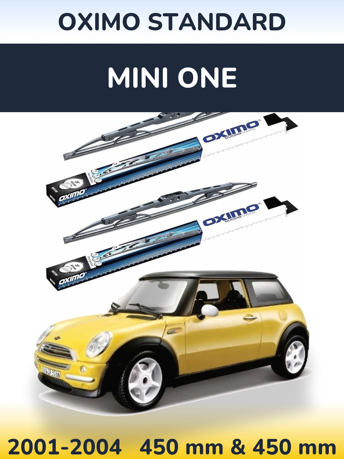 Torkarblad Oximo Standard för MINI One