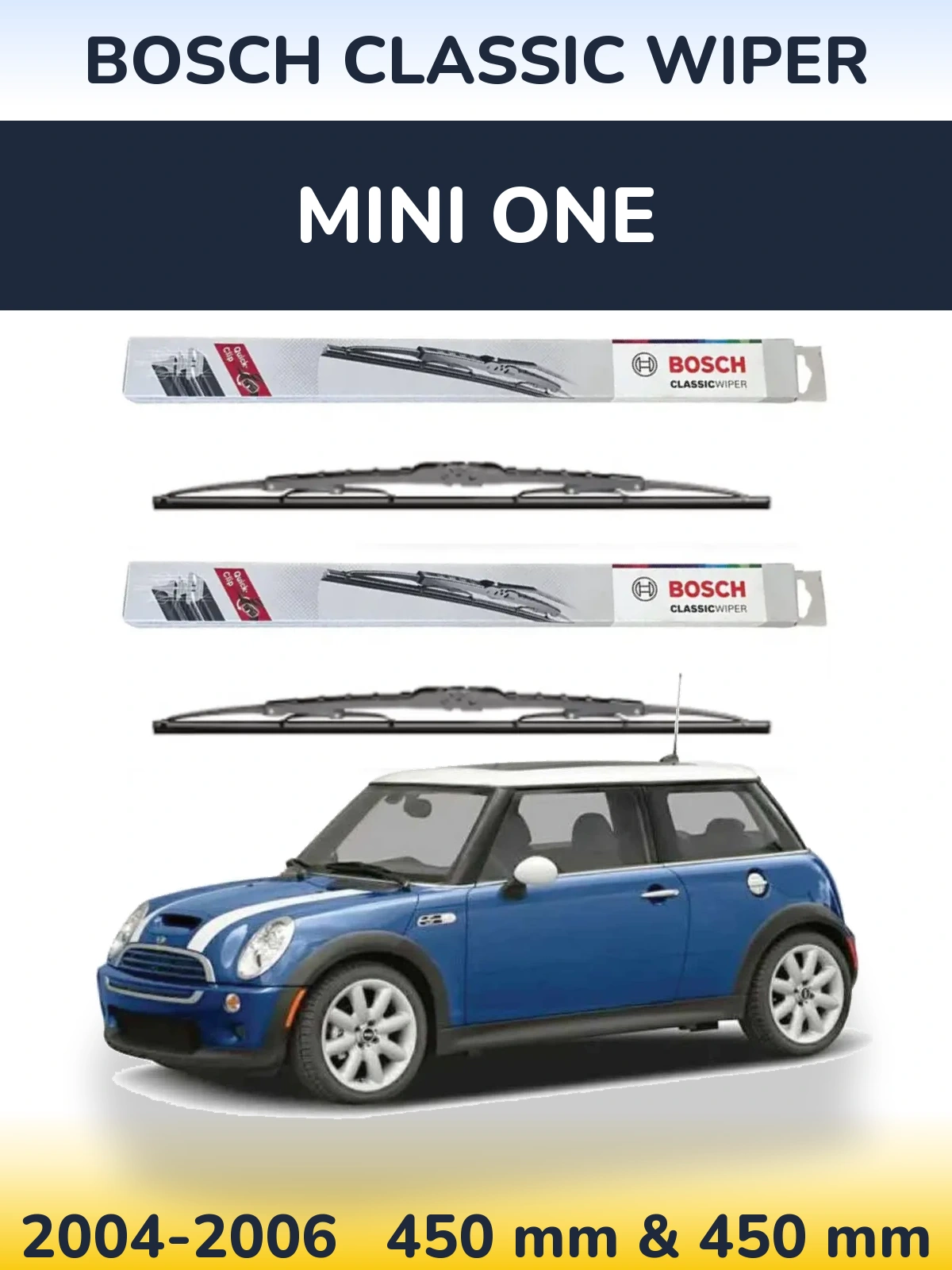 Torkarblad BOSCH Classic Wiper för MINI One