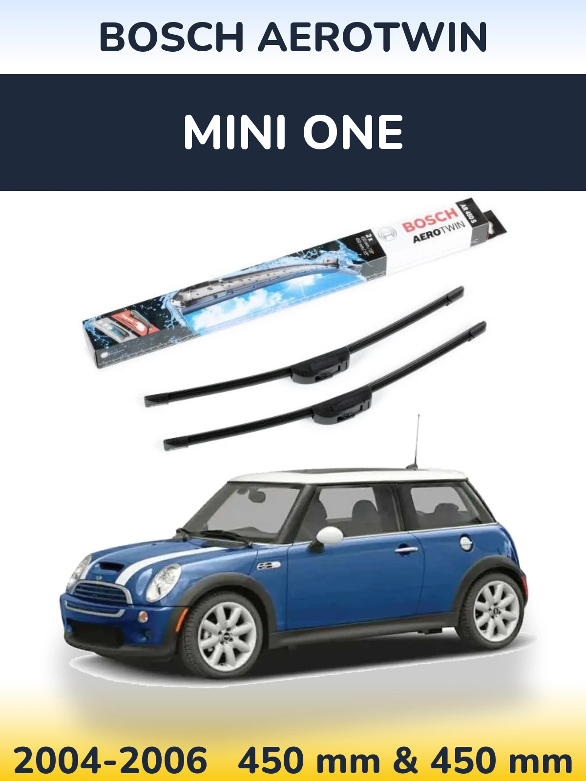 Torkarblad BOSCH AeroTwin för MINI One
