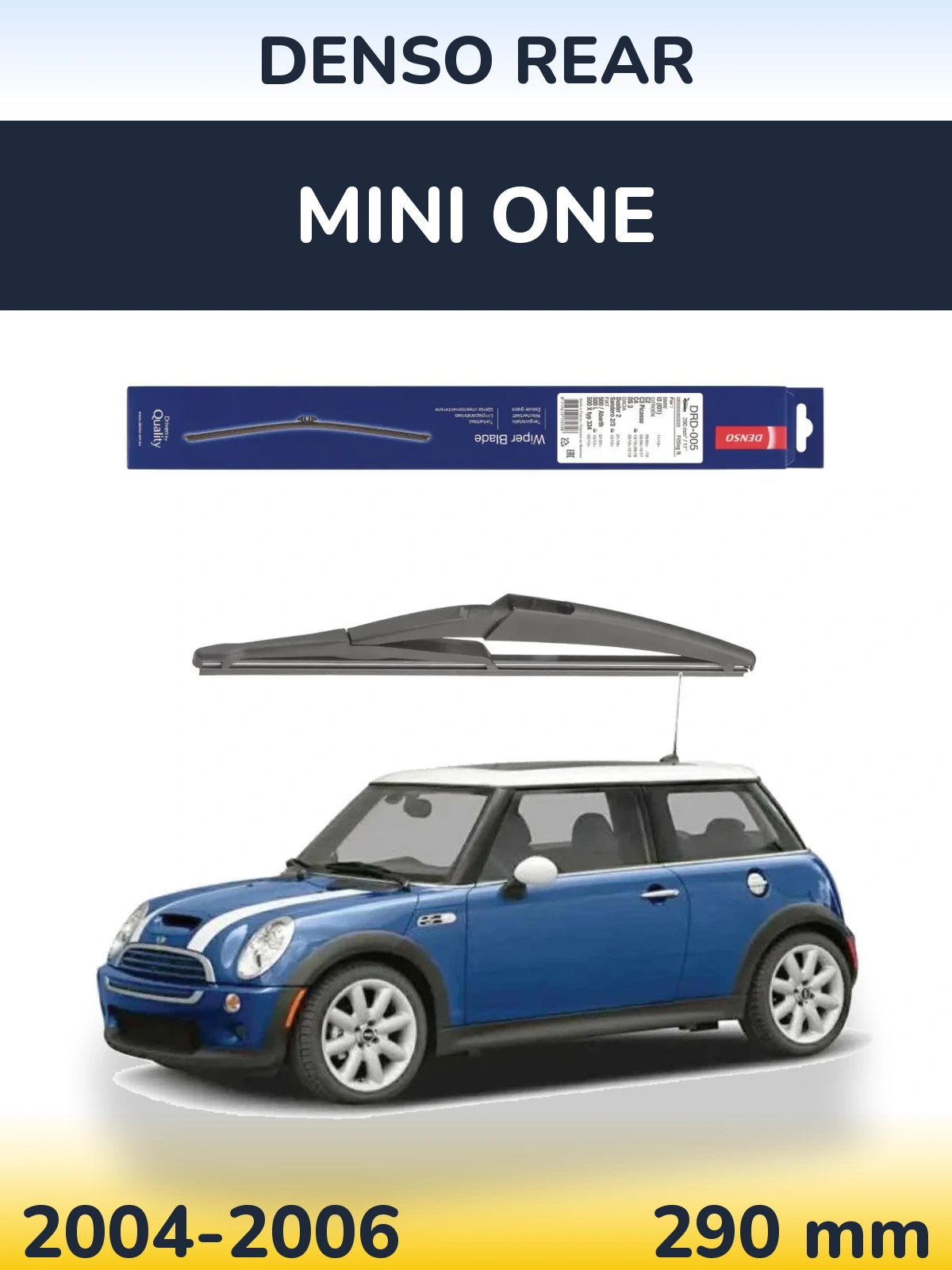 Torkarblad Denso Rear för MINI One