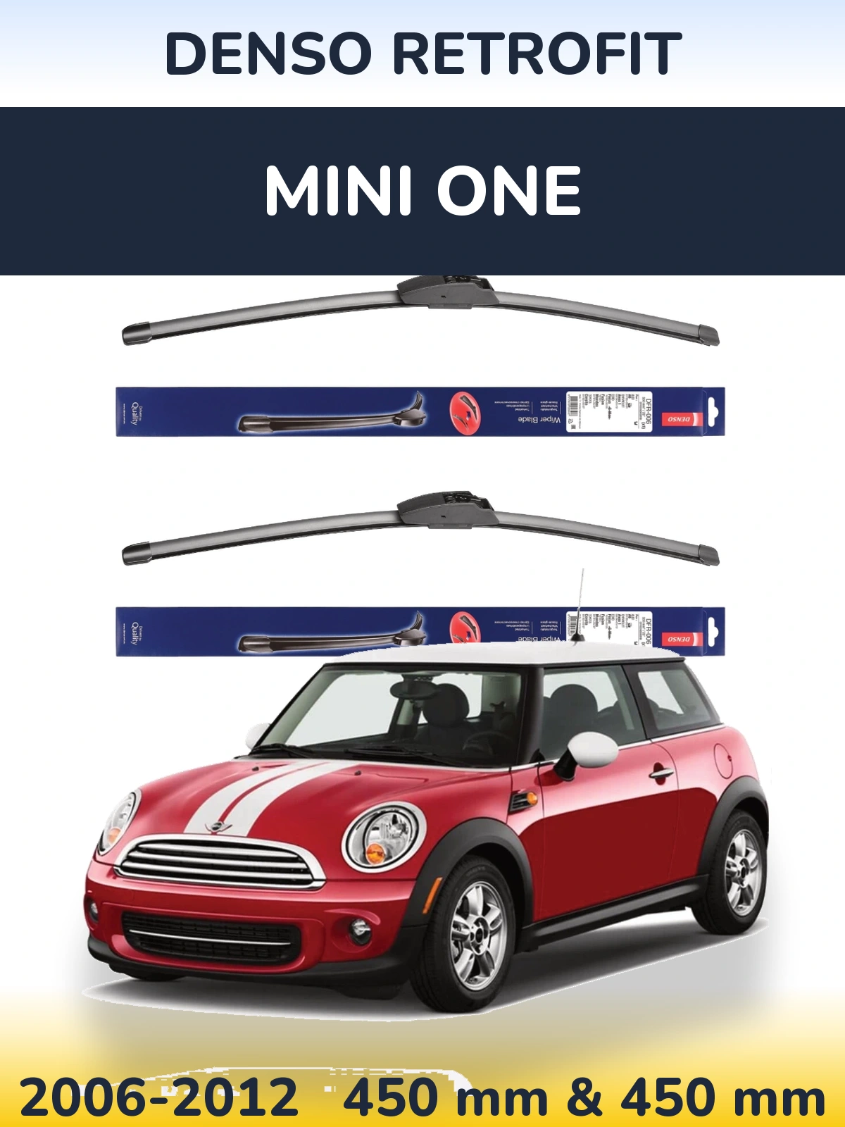 Torkarblad Denso Retrofit för MINI One