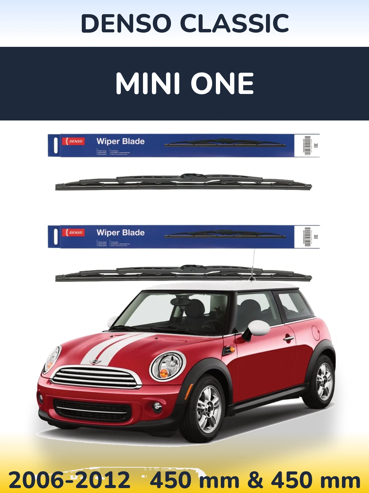 Torkarblad Denso Classic för MINI One