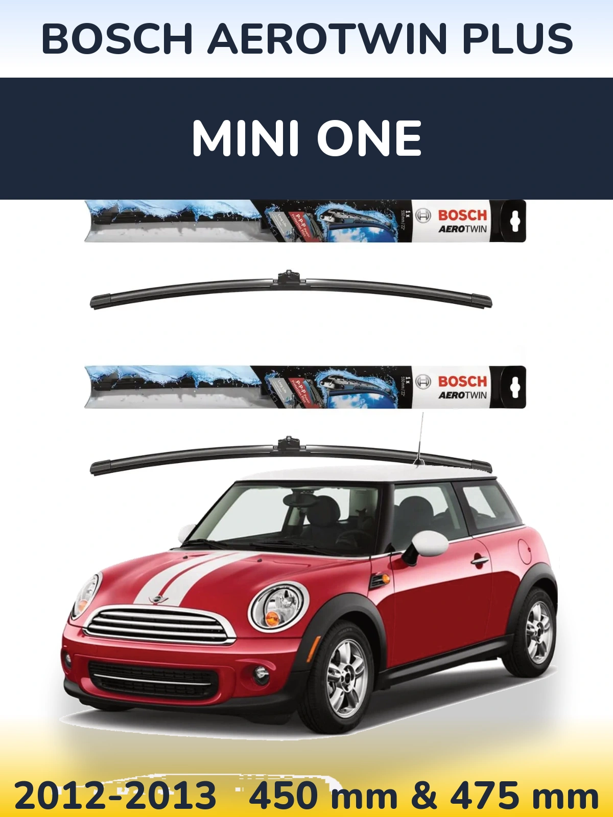 Torkarblad BOSCH AeroTwin Plus för MINI One