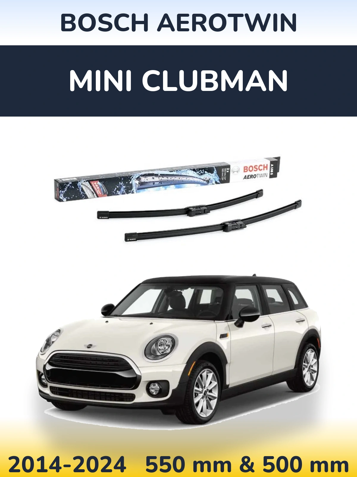 Torkarblad BOSCH AeroTwin för MINI Clubman