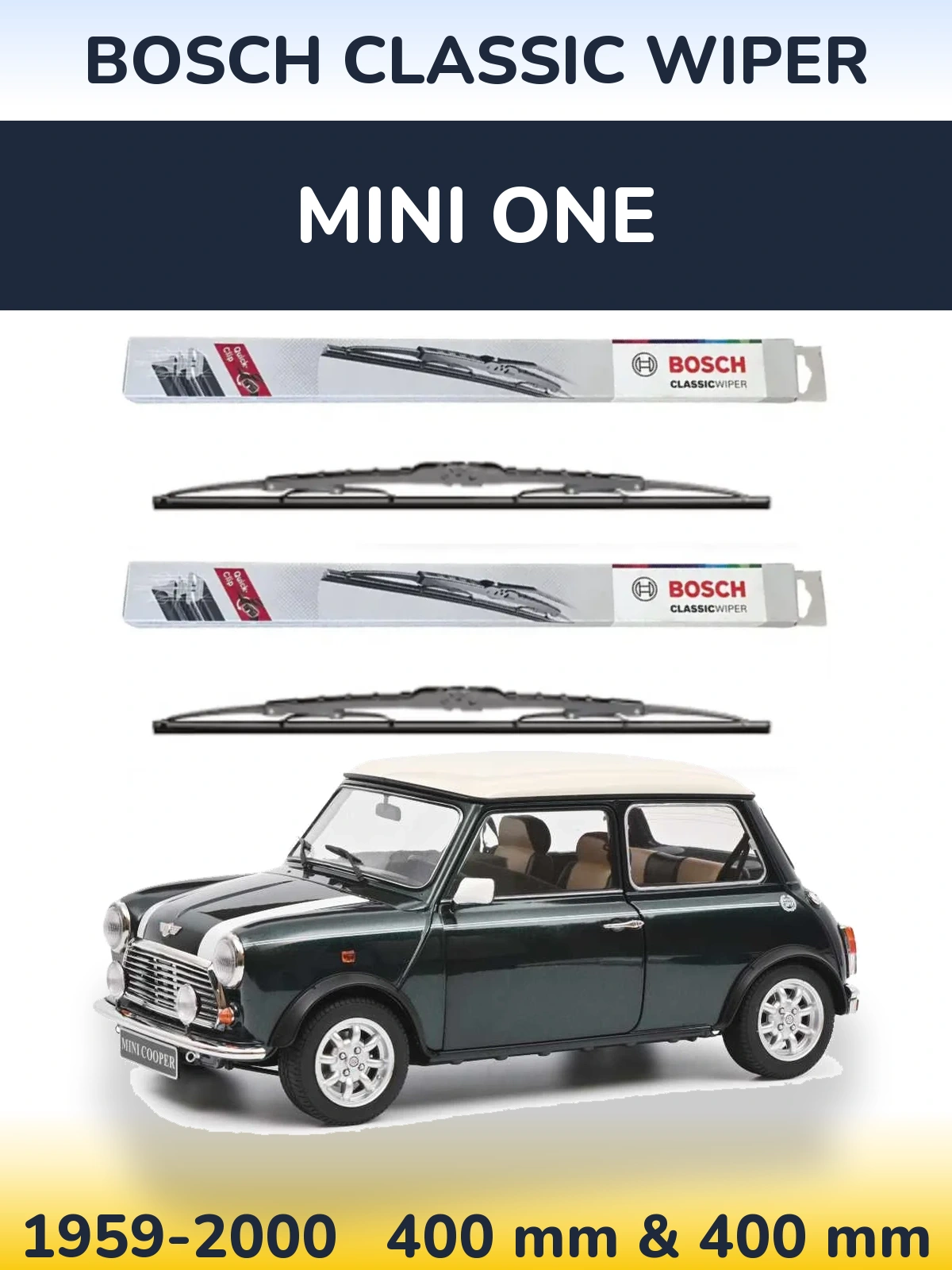 Torkarblad BOSCH Classic Wiper för MINI One