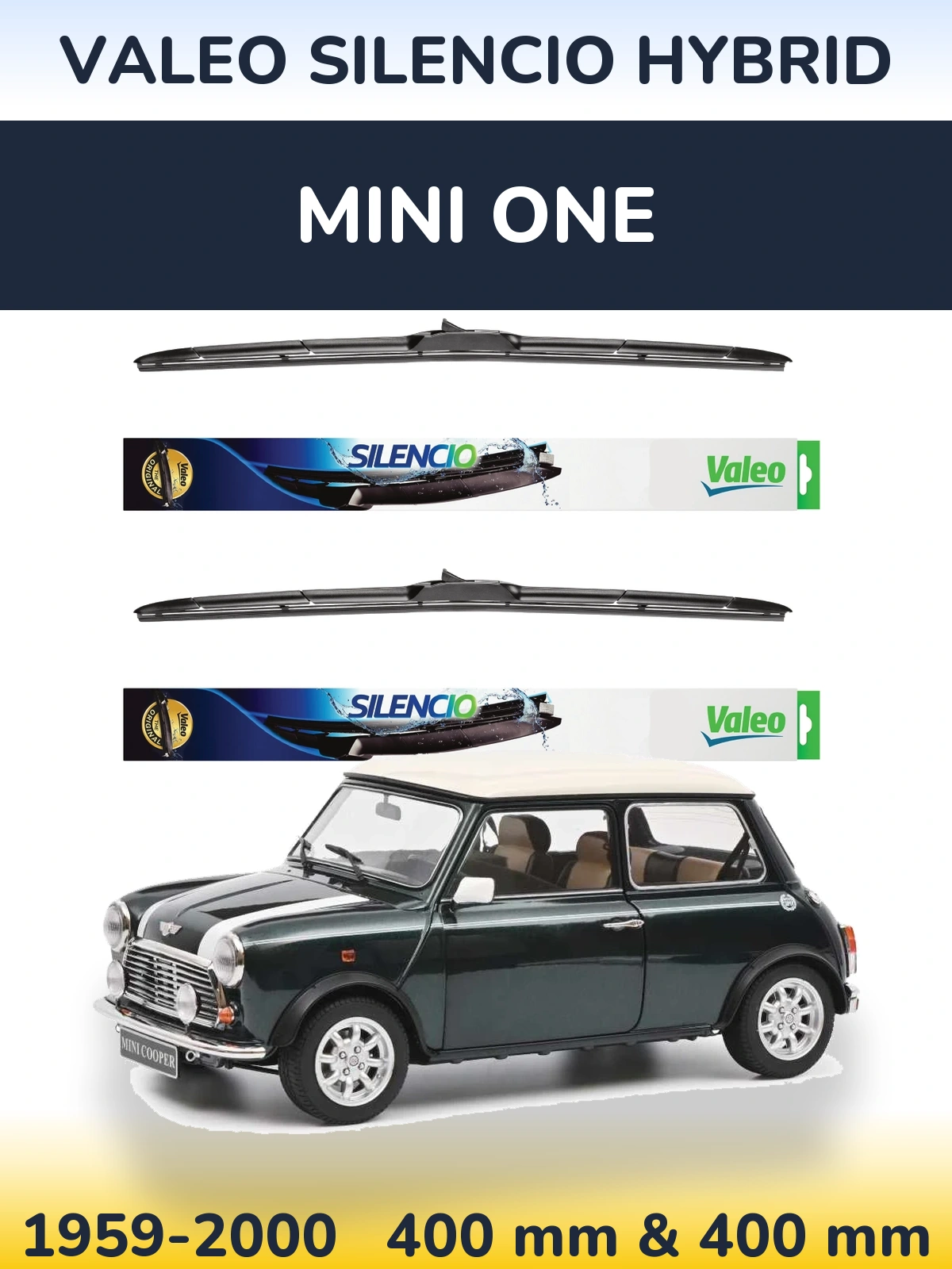 Torkarblad Valeo Silencio Hybrid för MINI One