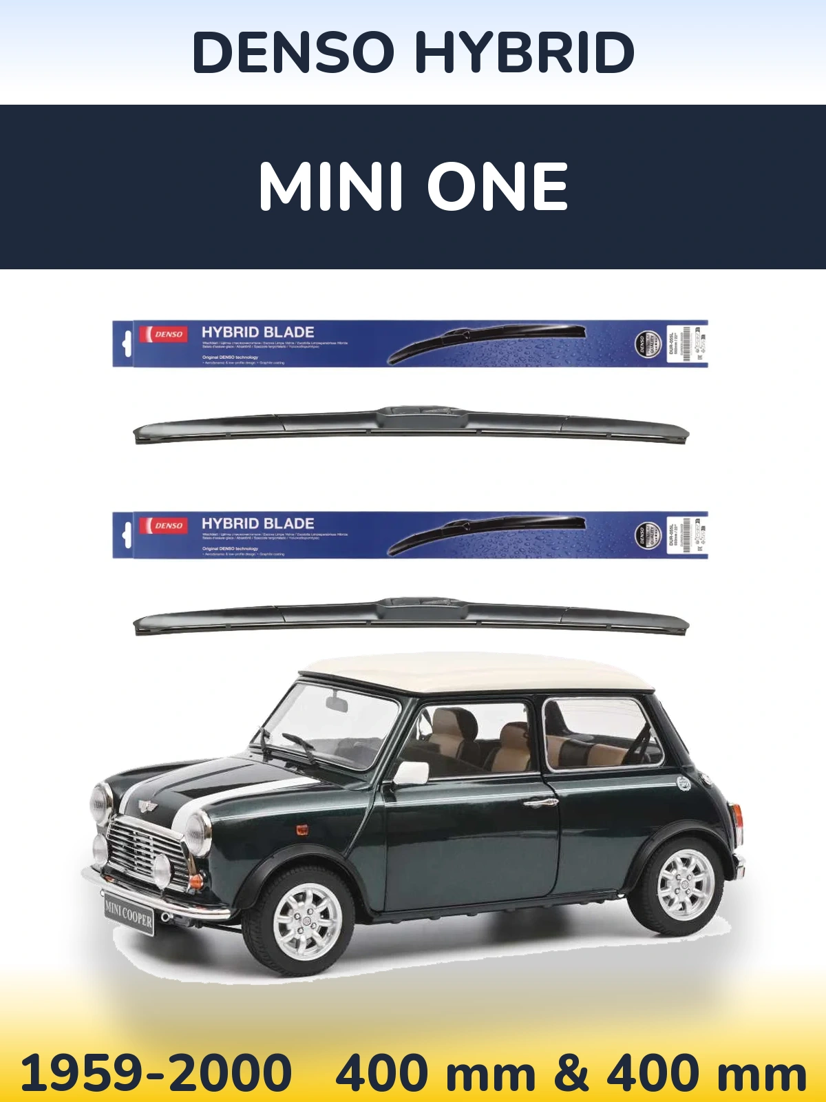 Torkarblad Denso Hybrid för MINI One