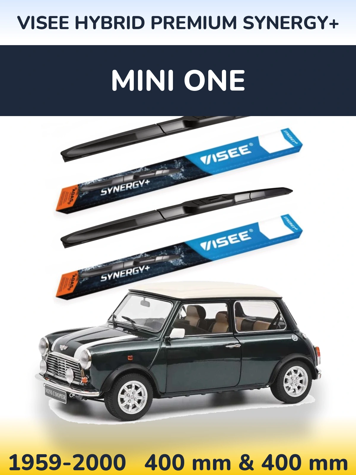 Torkarblad VISEE HYBRID PREMIUM SYNERGY+ för MINI One