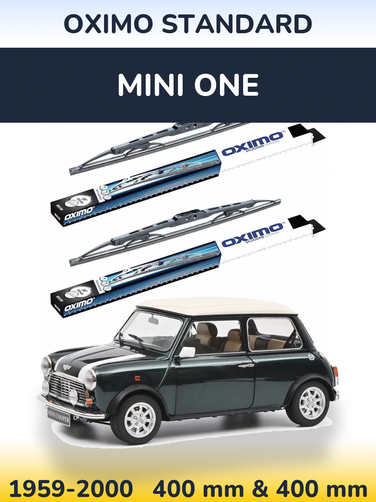 Torkarblad Oximo Standard för MINI One