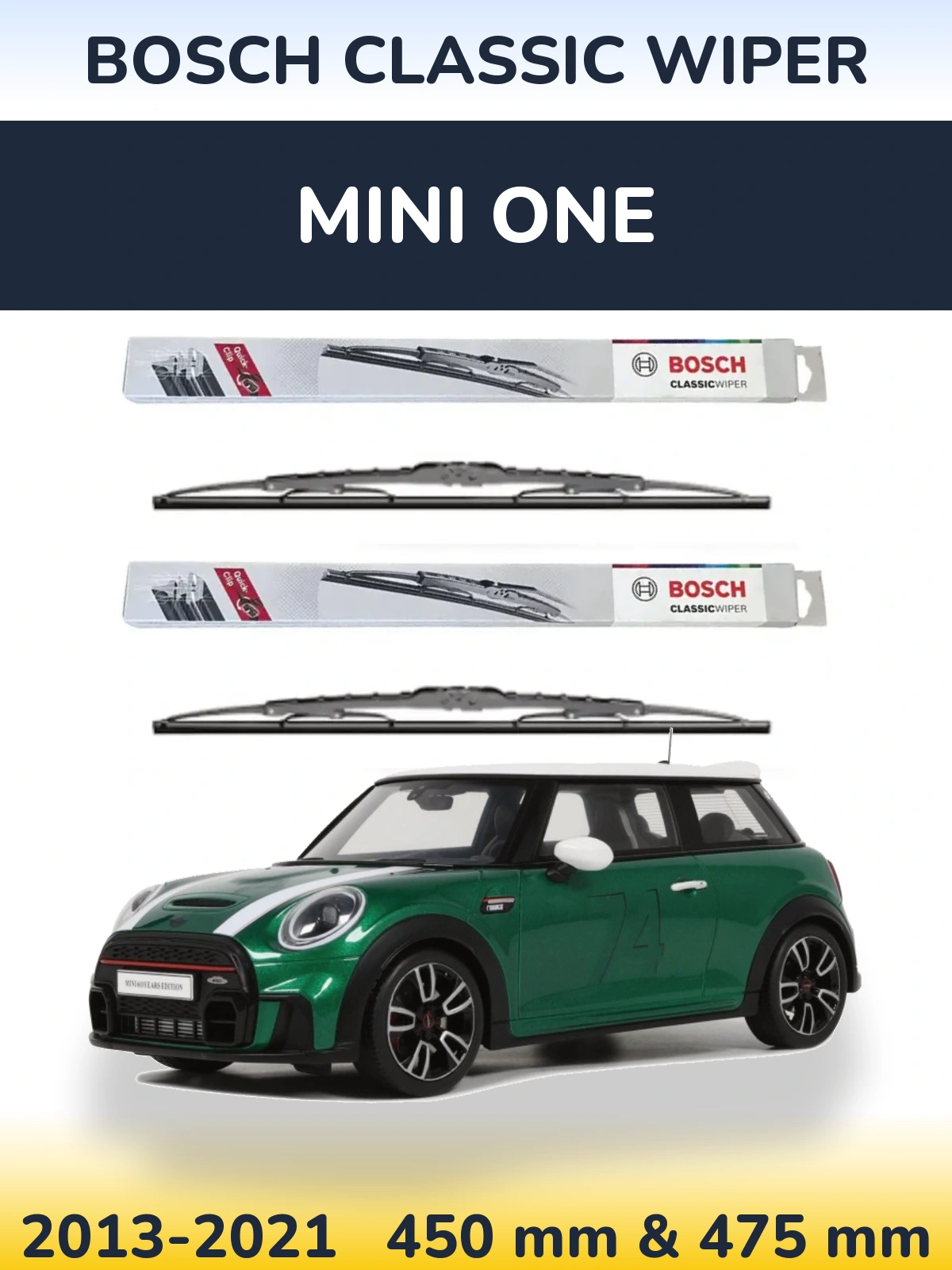Torkarblad BOSCH Classic Wiper för MINI One