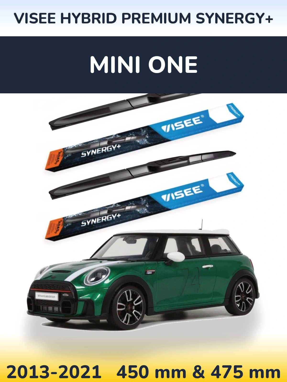 Torkarblad VISEE HYBRID PREMIUM SYNERGY+ för MINI One