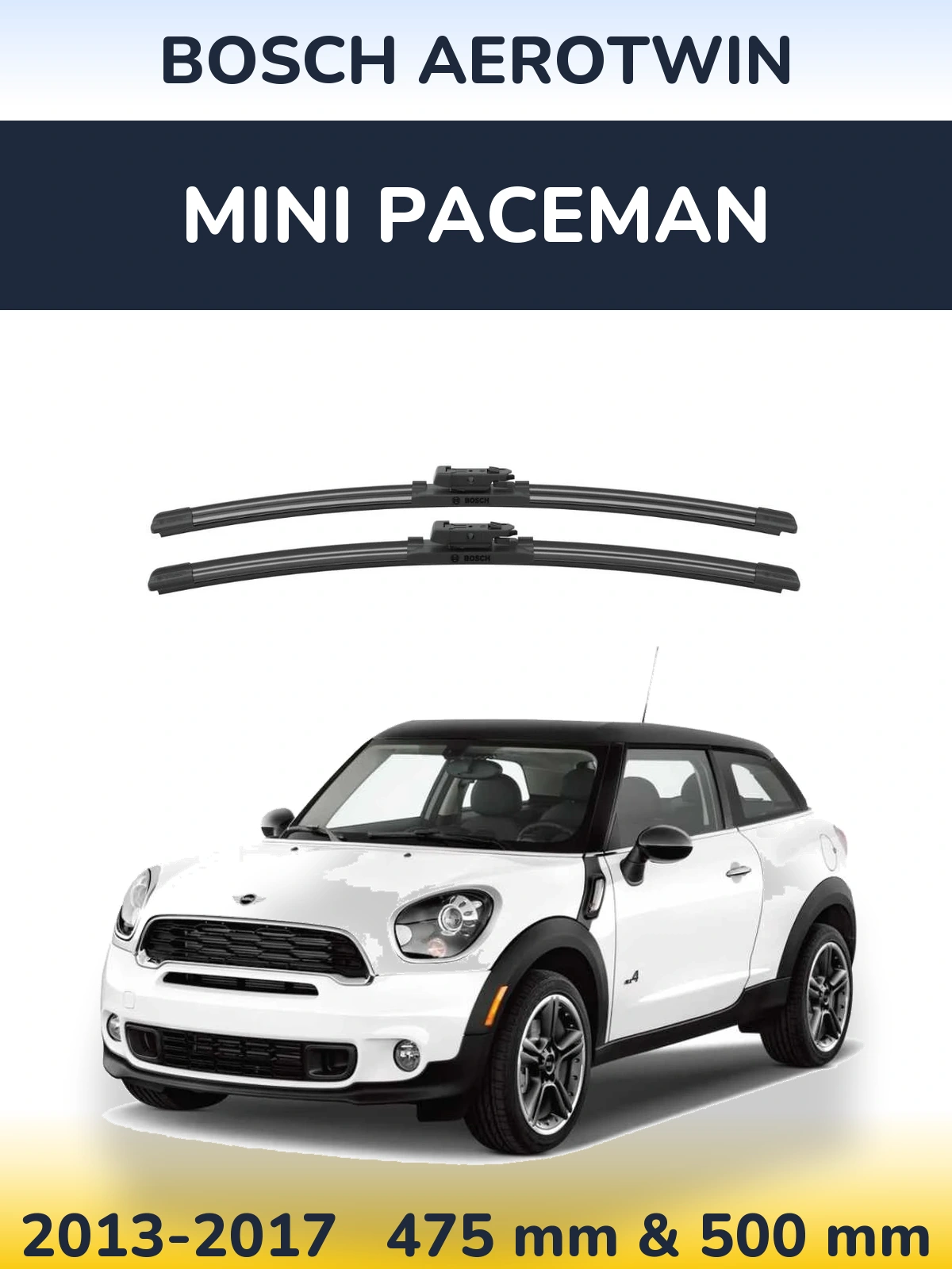 Torkarblad BOSCH AeroTwin för MINI Paceman