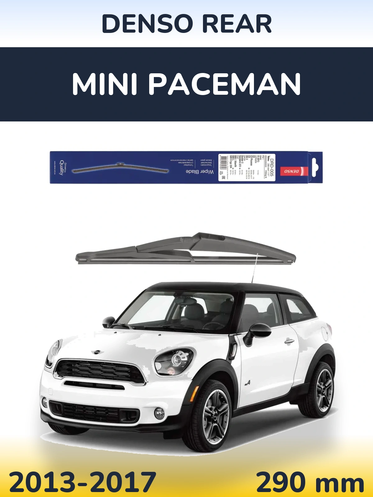 Torkarblad Denso Rear för MINI Paceman