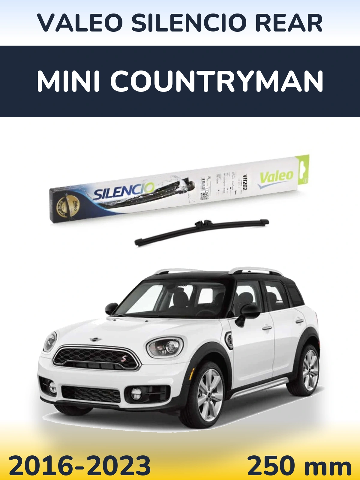 Задня щітка Valeo Silencio Rear 240 мм для MINI Countryman 2016-2023