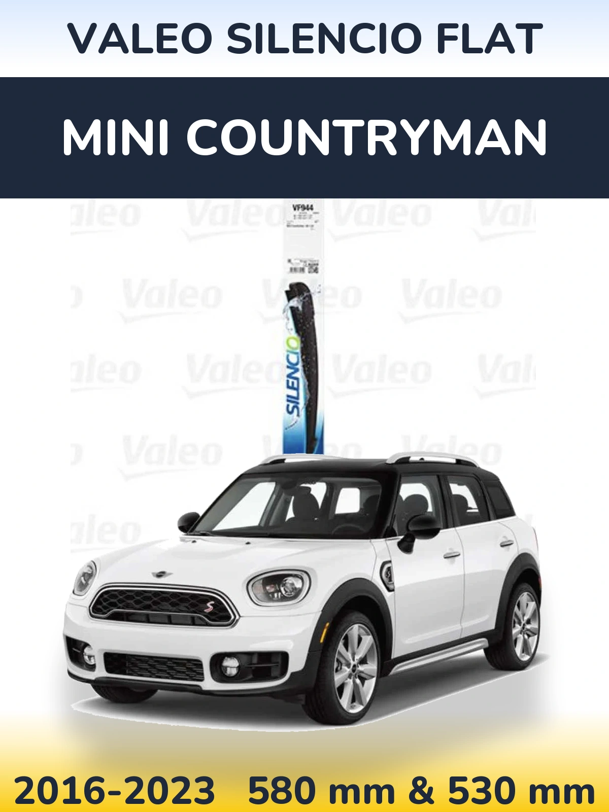 Torkarblad Valeo Silencio Flat för MINI Countryman