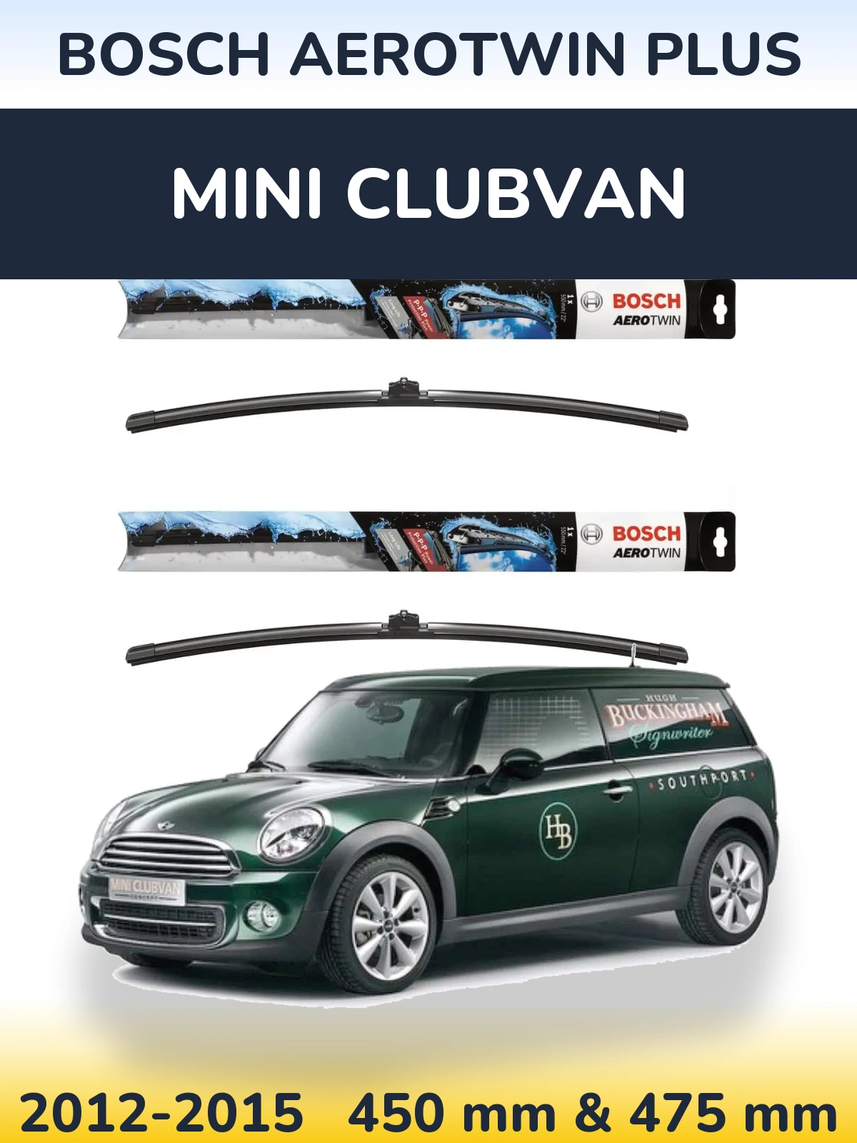 Torkarblad BOSCH AeroTwin Plus för MINI Clubvan